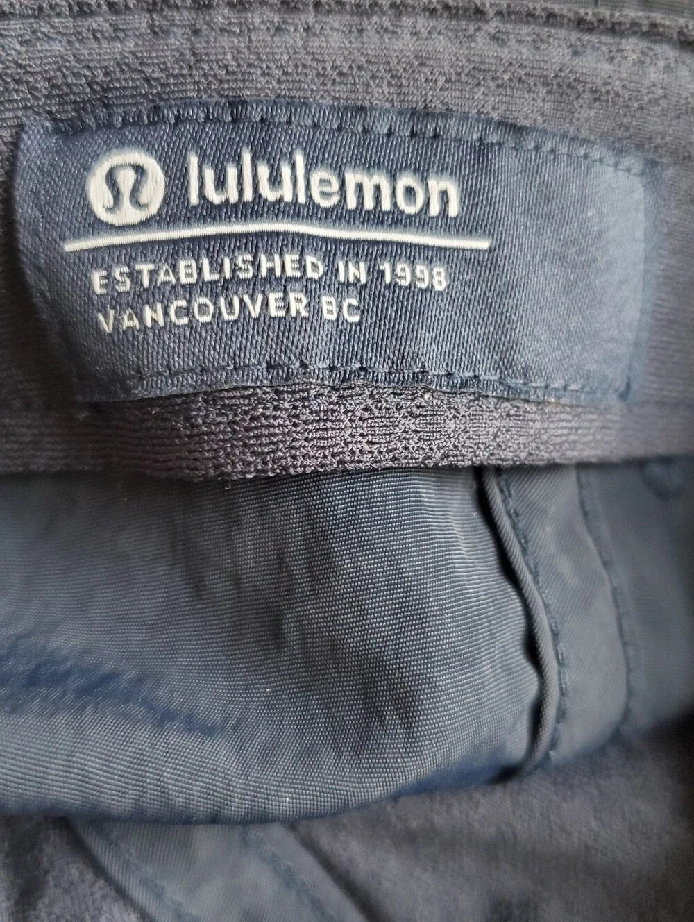 Lululemon Baller Hat True Navy Large Logo Baseball Cap